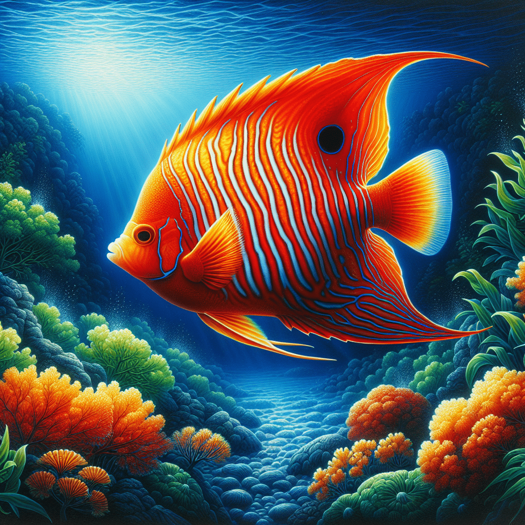 flame angelfish